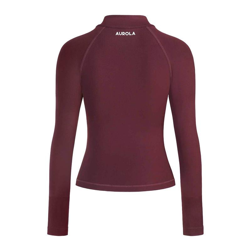 AUROLA Influence Athletic Workout Jacket for Women, Lightweight Slim Fit Full Zip Running Yoga Sports Jacket with Thumb Holes